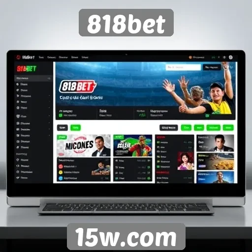 Avaliação da interface do usuário no site 818bet